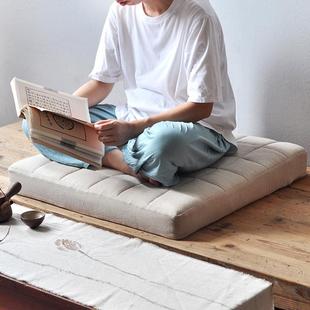 蒲团坐垫家用地上打坐垫冥想禅修榻榻米地垫 加厚棕木沙发垫日式