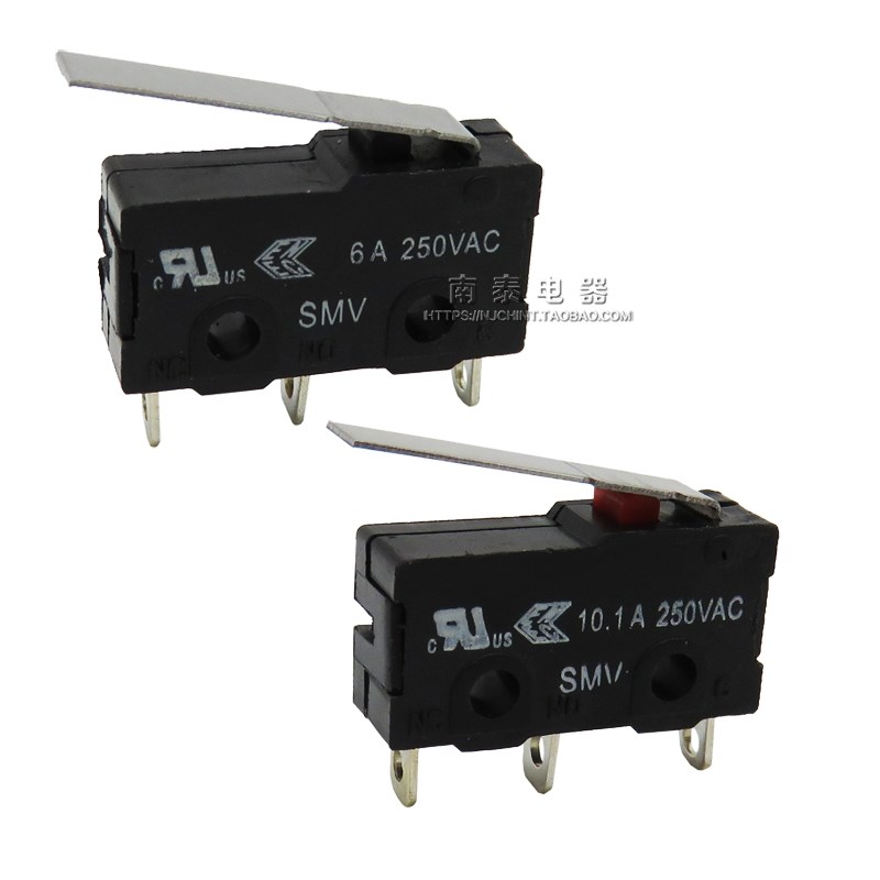 台湾ZIPPY微动开关 6A 10.1A 3脚 SMV MQS KW-1 SS-10GL 5GL ZM50