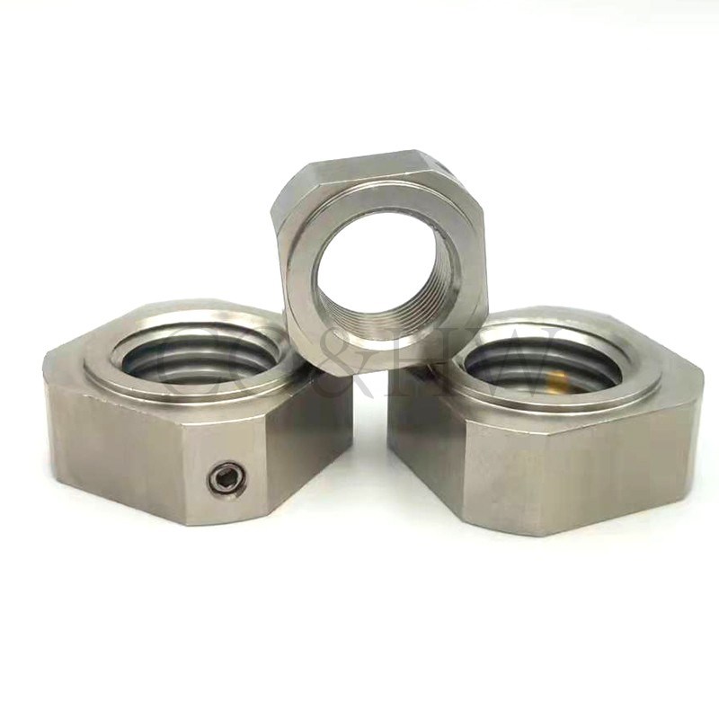 细牙 不锈钢防松动轴承螺帽 四角型BNRS3/M4/M5/M6/M8/M10-M50