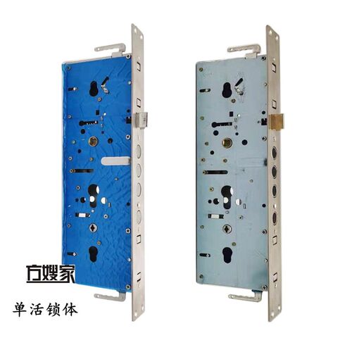 Sbc3  霸王单活双活把手锁舌可调左右不锈钢面板别墅铜门专用锁体