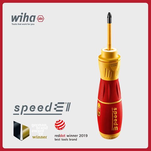 德国wiha威汉德国进口加硬螺丝批起子绝缘智动直流电螺丝刀套装