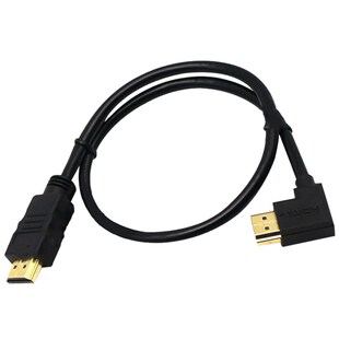 hdmi高清线左右弯角90度直头机顶盒小米盒子ps4电视投影hdim转VGA