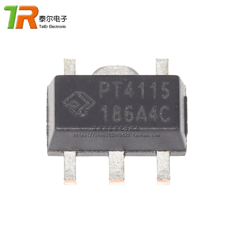 全新PT4115 PT4115B89E LED恒流驱动芯片IC集成 贴片SOT89