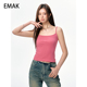 内搭打底修身 EMAK美式 辣妹一字吊带背心女夏新款 显瘦外穿上衣