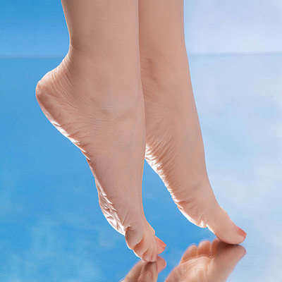 美脚丝袜3e8码脚名器拍摄道具玉足模特天工足模美