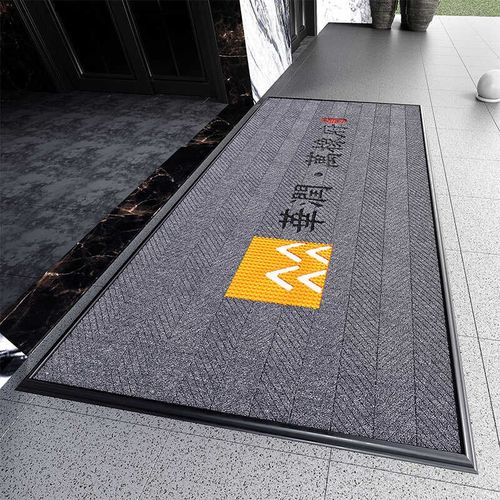 迎宾广告地毯商用定制logo尺寸图案店铺门口地垫入户门垫轮胎纹