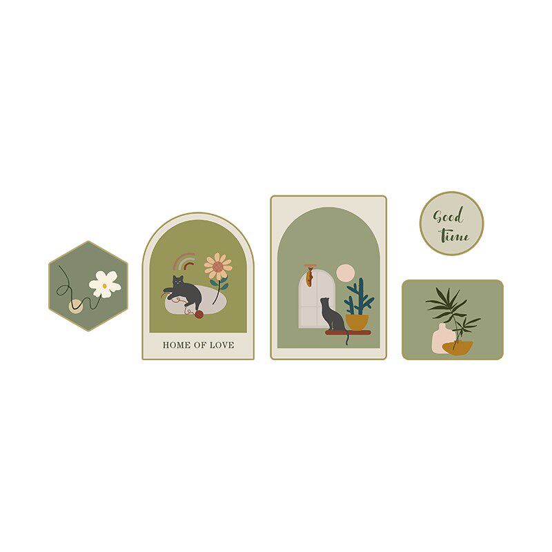 网红卧室装d饰小房间改造用品布置电视背景墙面氛围感民宿床头贴