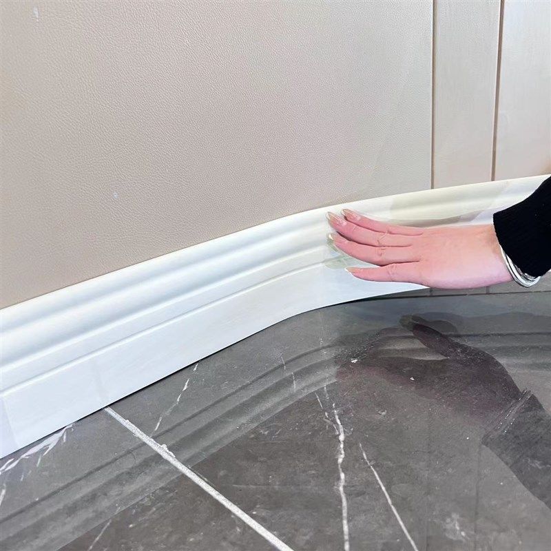 网红踢脚线遮丑装饰墙角线地脚线门套包边门框封边条腰线自粘防水