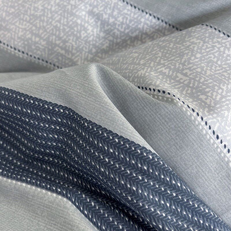 欧式简约条纹全棉床裙单件1.8m双人纯棉床罩1.5米防尘罩裙式床单2