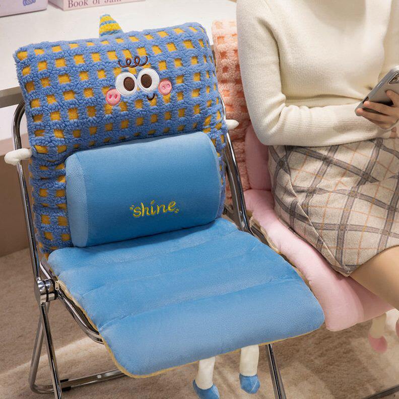 坐垫屁垫椅垫座垫宿舍学生椅子垫靠垫靠背一体公室久坐屁股垫冬