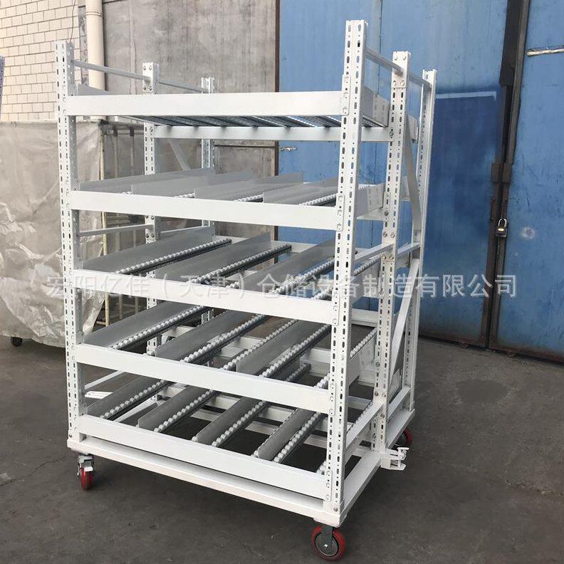 天津流利货架仓库车间架子先进先出式储物铁架商用可拆卸