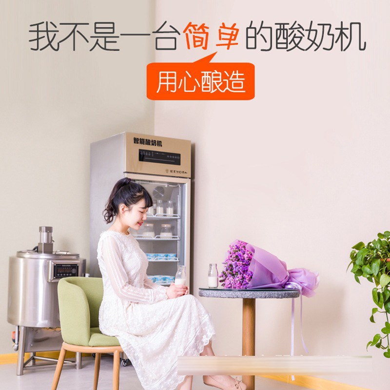 家用智能酸奶机商用发酵冷藏一体全自动米酒发酵箱水果捞鲜奶吧