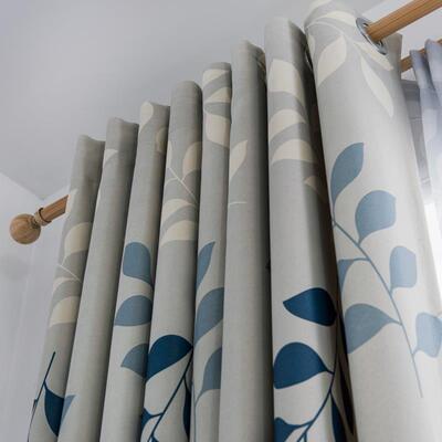 2025新款成品窗帘客厅卧室田园小清新阳台落地飘窗全遮光窗帘布料