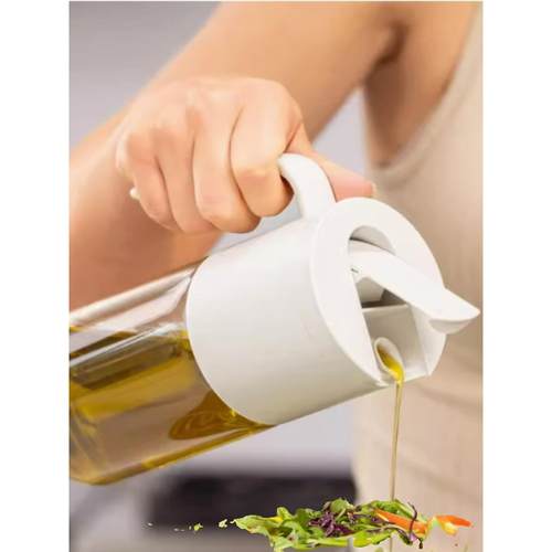 加拿大Zuutii重力油瓶家用厨房自动启闭油罐调味瓶玻璃油醋罐油罐