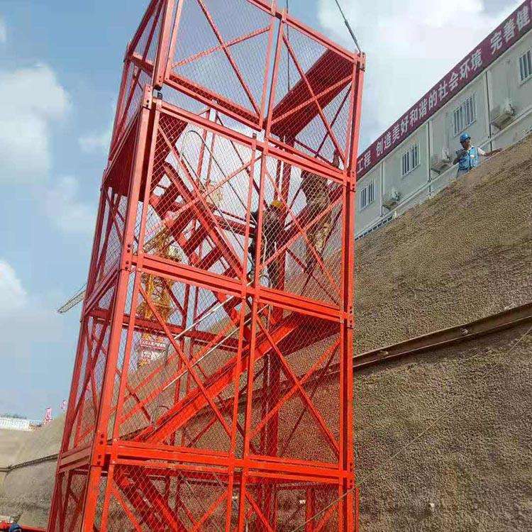 深圳地铁施工安全梯笼 桥梁施工安全梯笼 建筑施工安全梯笼可安装