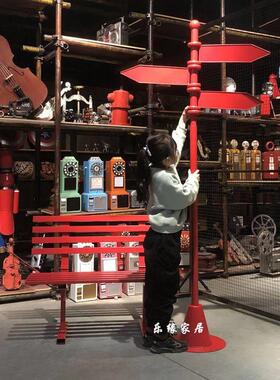 定制铁艺房地产小区指示牌广告路牌景区导向牌公园指路牌路标指向