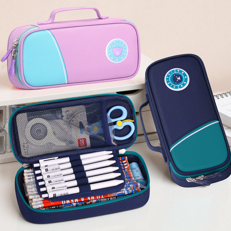 新款多功能笔袋大容量初中小学生男女儿童文具盒收纳包便携式拉链,玩具/童车/益智/积木/模型,笔袋,淘宝优惠券,粉丝福利购,淘宝优惠卷