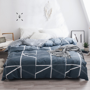 全棉单件被套被罩纯棉被单1.6 2.1米180x220单双人Q床加大2.2x2.4