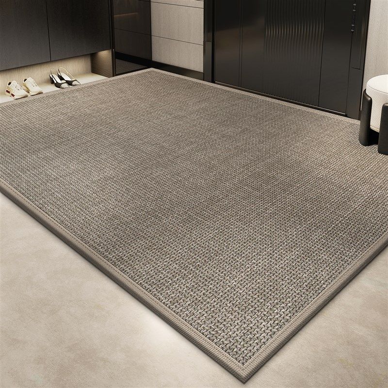新款入户门地垫编织门垫入户脚踏垫进门耐脏客厅满铺地毯门口脚垫
