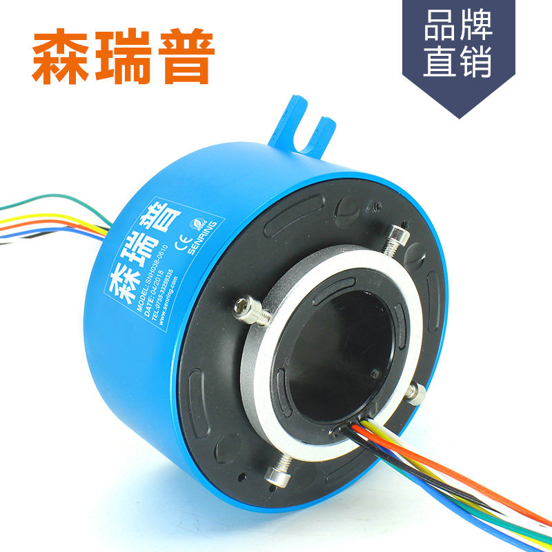 过孔式导b电滑环控制信号导电环电缆卷筒集电环孔径38.1mm