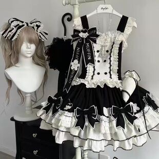 现货奶油裱花师斗篷lolita套装甜美可爱公主少女洛丽塔裙华丽蓬蓬
