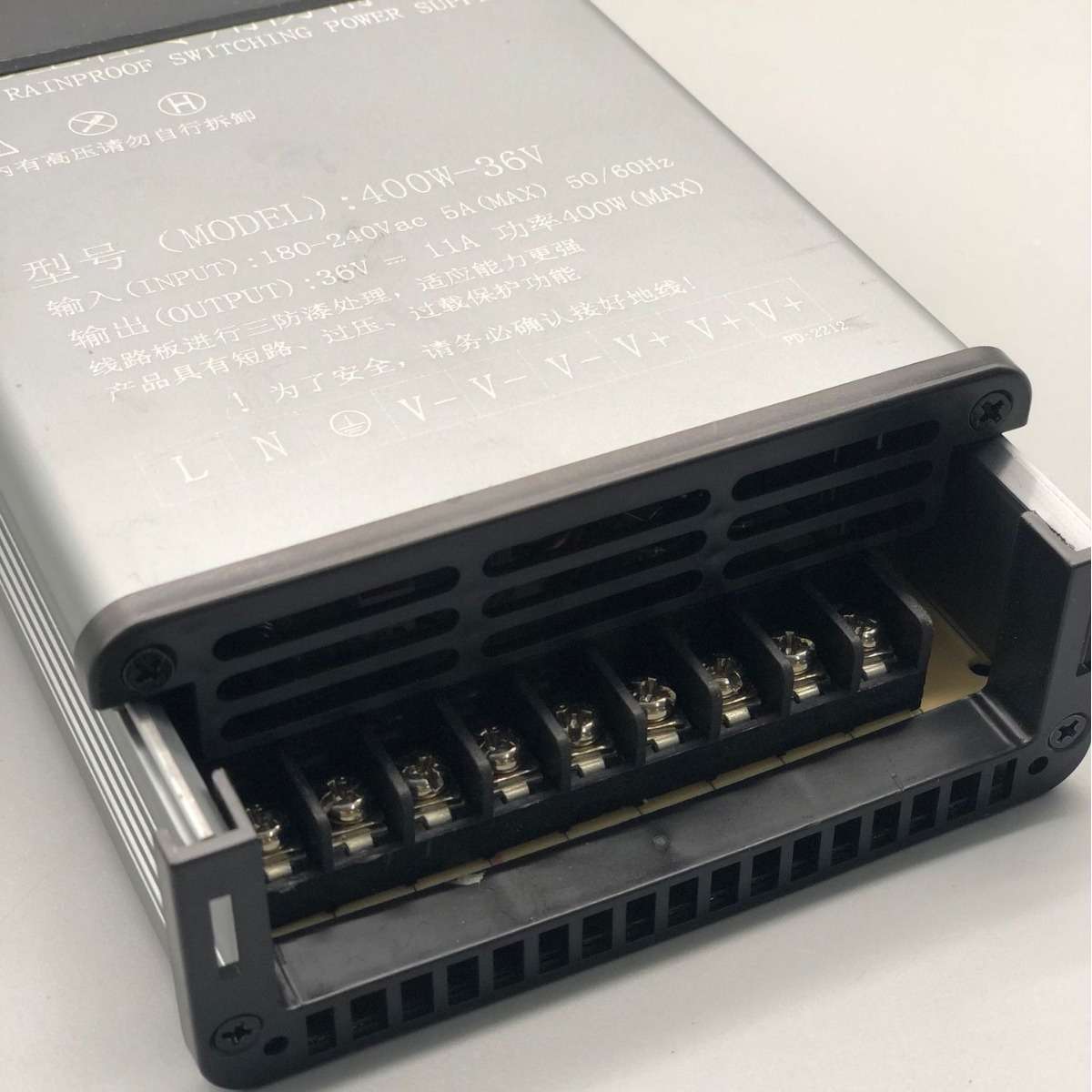 led防雨开关电源5v12v24v36v广告发光字招牌灯箱户外400W变压器