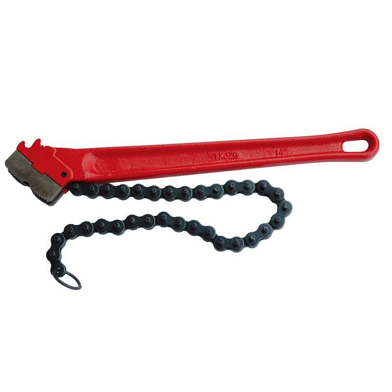 天达新工水管钳多用圆管钳夹管钳美式重型链条管子钳TD06A-4