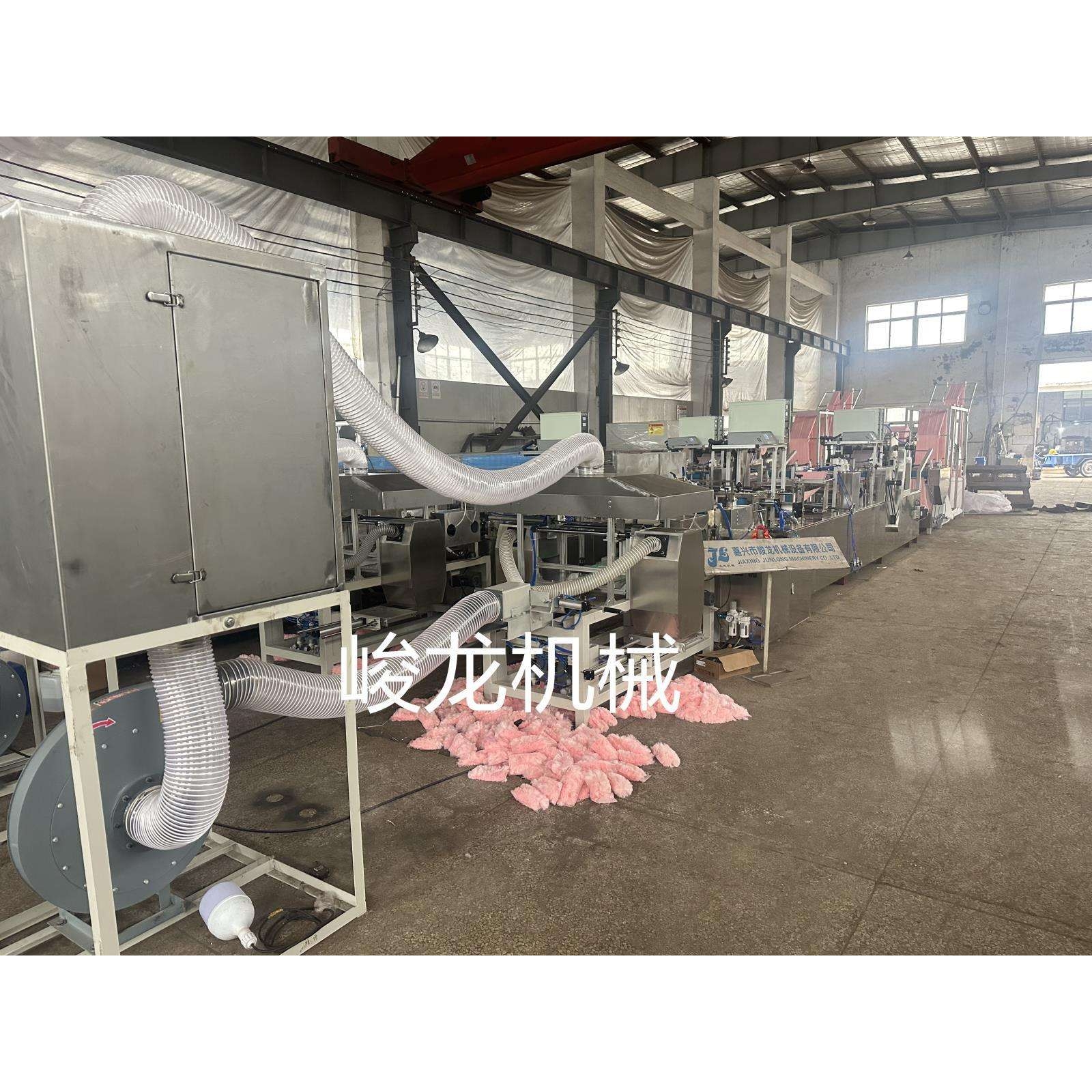 全自动除尘掸子生产设备 高速机 360双面尘掸设备