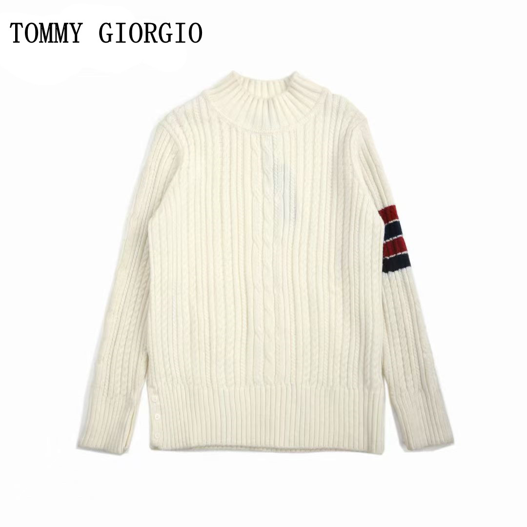 【花花推荐】【TommyGiorgio】TB绵羊毛女式针织衫1303