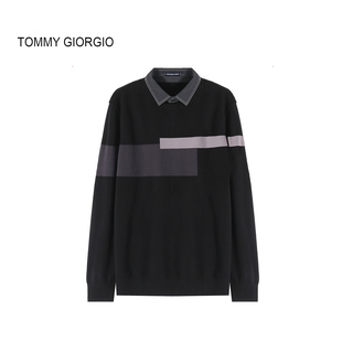 【花花推荐】【Tommy Giorgio】针织衫衬衫领羊毛衫0910
