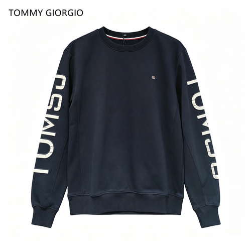 TommyGiorgio女式刺绣百搭圆领卫衣4907
