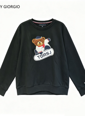 7-6【花花推荐】【TommyGiorgio】情侣85%棉刺绣重工卫衣3910