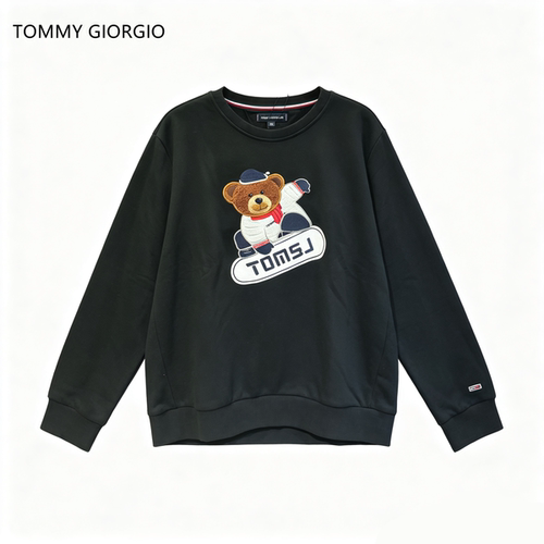 【TommyGiorgio】情侣85%棉刺绣重工卫衣3910