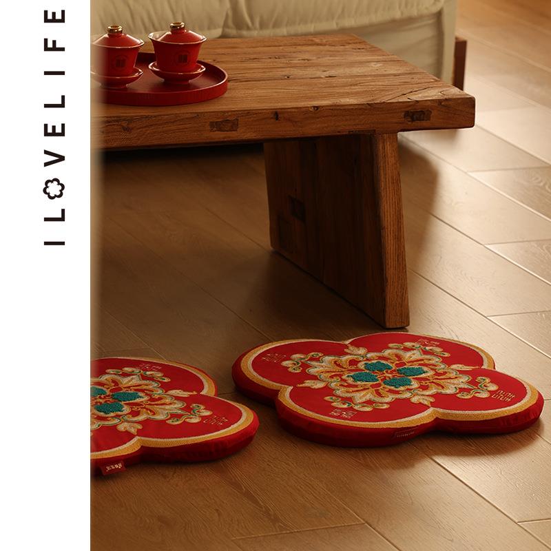 结婚用品大全喜敬茶跪垫结婚一对改口敬酒婚礼婚庆新娘坐福垫西辰