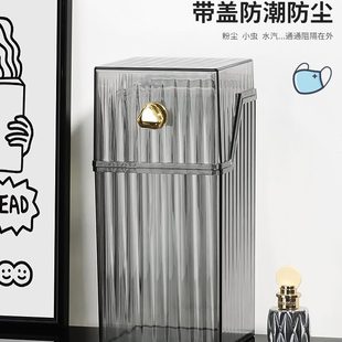 口罩收纳盒盒子放家用入户门桌面防尘口罩透明鼻罩存玄关大容量口