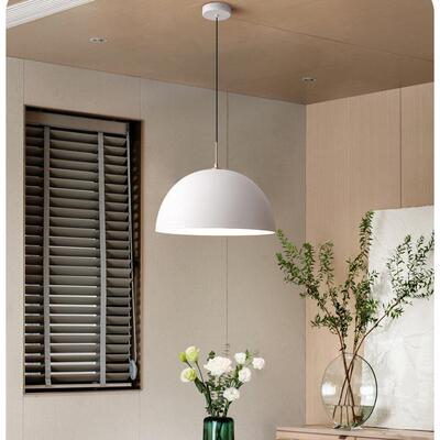 餐厅吊灯简约现代北欧极简饭厅半圆餐桌灯书房咖啡厅岛台吧台灯具