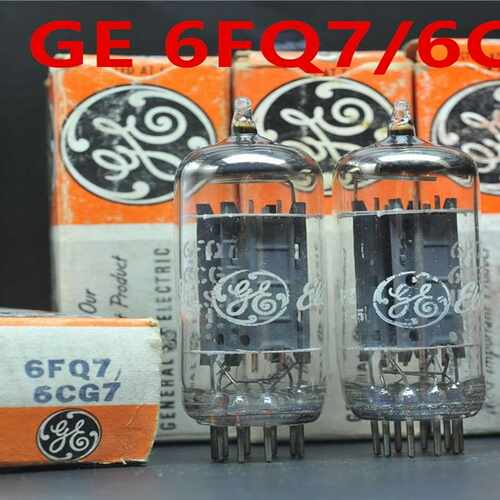 原盒 NOS  GE 6CG7/6FQ7 电子管 提~询价
