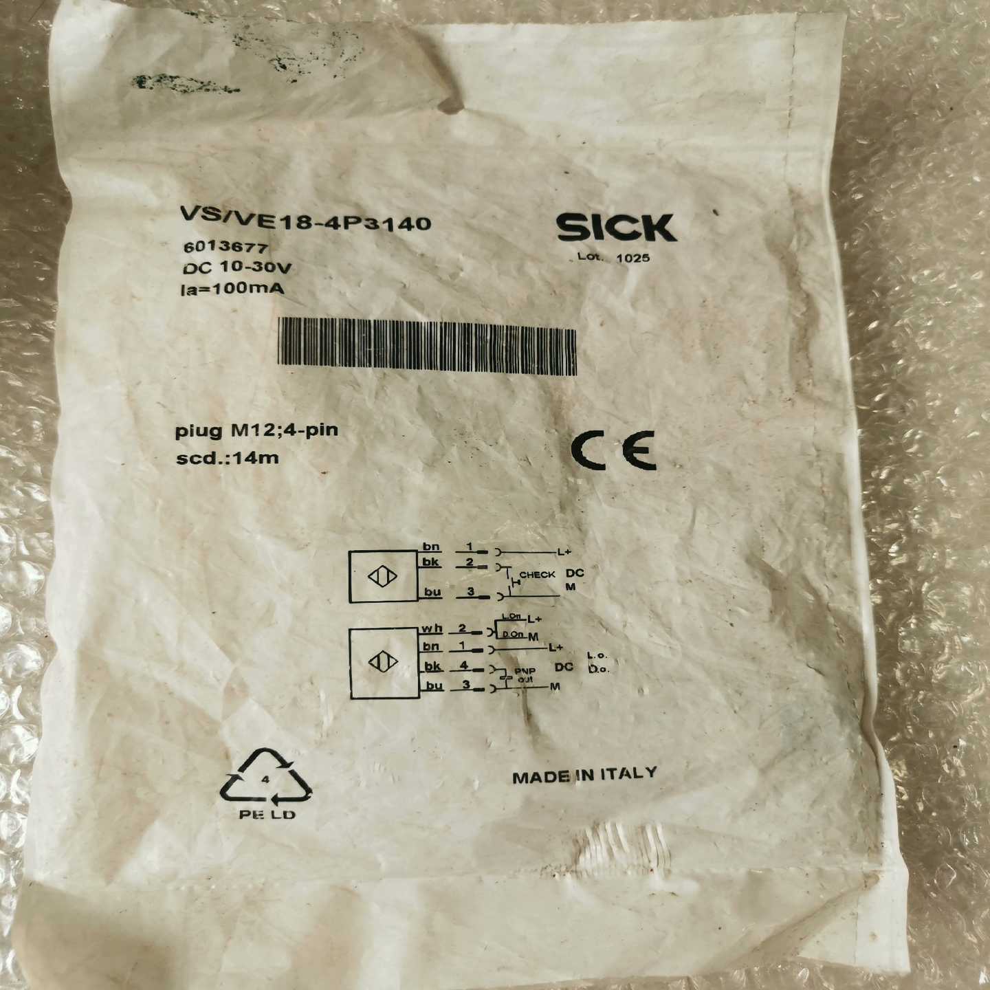 SICK/西克,VS/ VE18-4P3140,光电传感器,(佳毅工控)