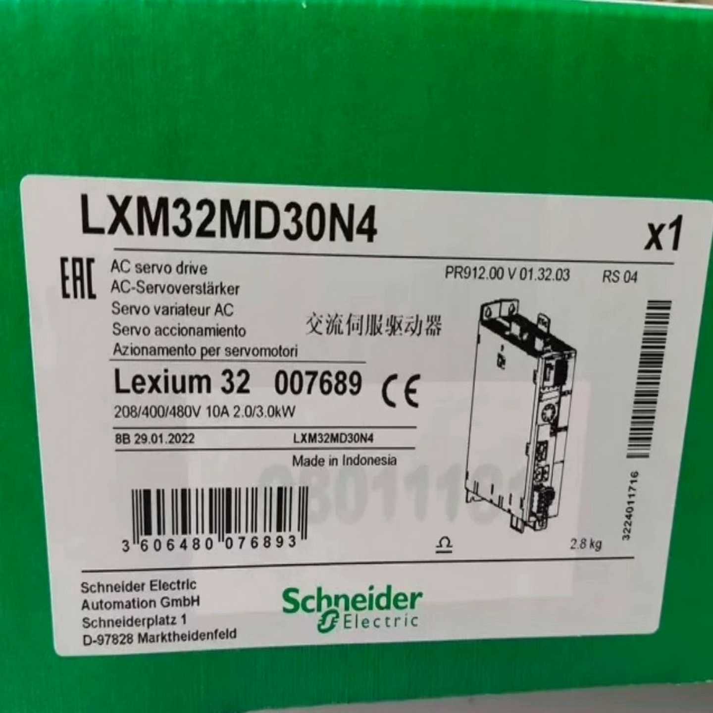 【议价】LXM32MD30N4LXM32MD30M2适用