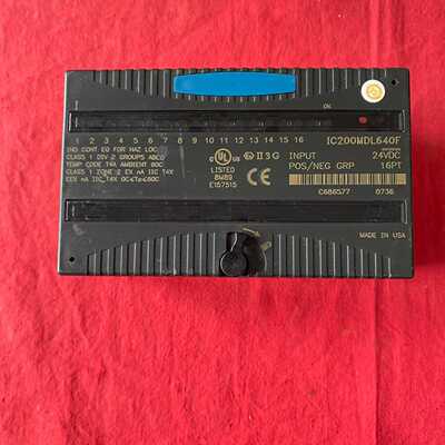 美国GE工业电气模块，型号IC200MDL640F，16PT--议价商品