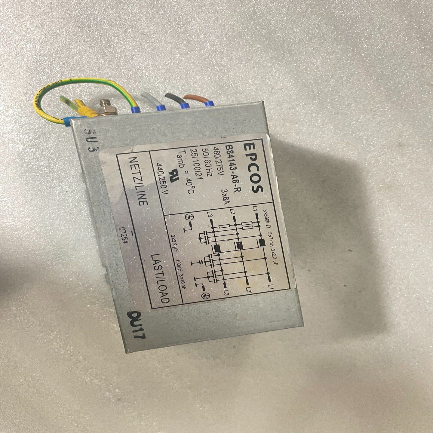 【请询价】EPCOS爱普科斯滤波器型号B84143-A8-R拆机件成