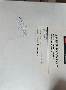 费希尔备件包19B5403X012议价询价