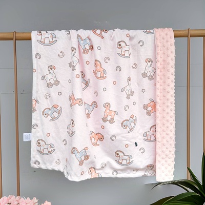 婴儿a类豆豆毯秋冬绒小毯子儿童被子四季宝宝盖毯薄款空调毯大人