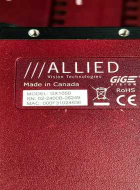 询价德国AVT工业相机GX1050100万像素112帧