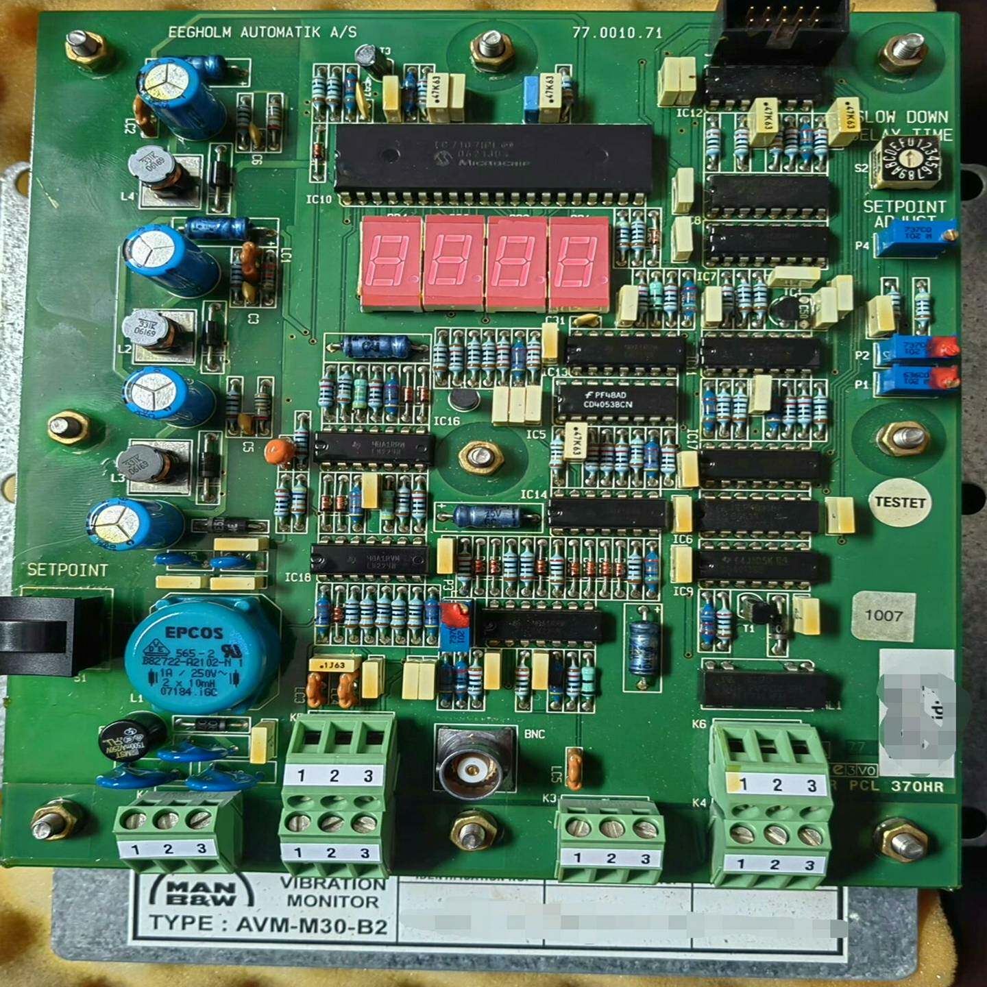 AVM-M30-B2MAN轴向振动监控电路板议价--议价商品