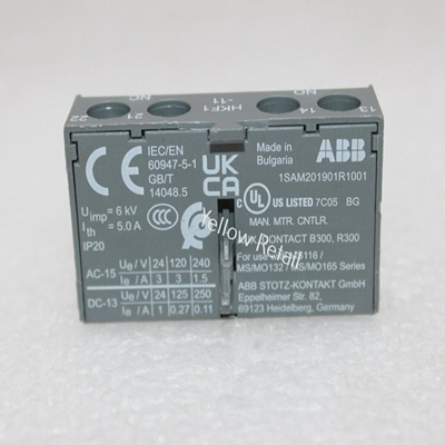 ABB1SAM201901R1001AUXILIARYCONTACTIEC/EN60947-5-1