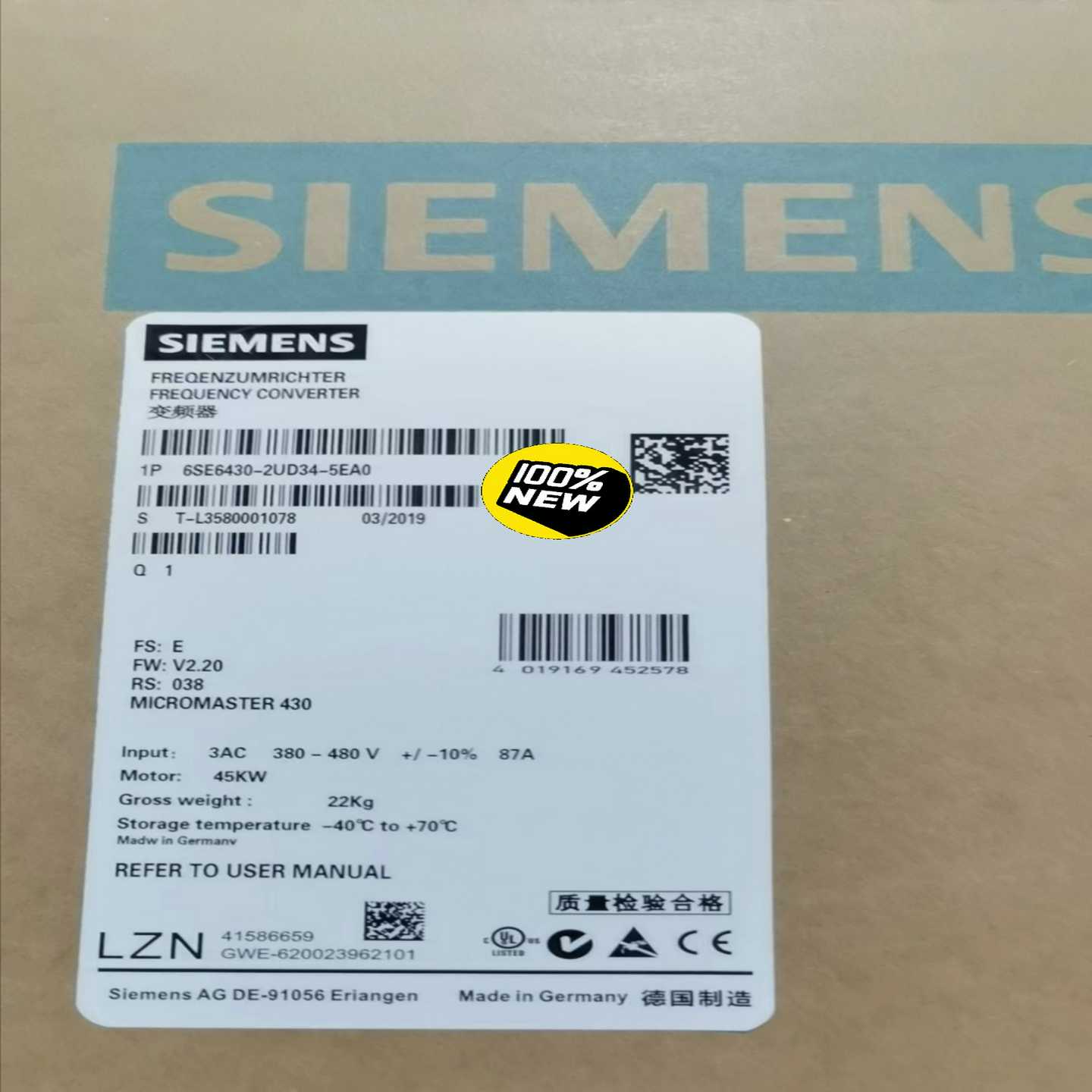 6SE6430-2UD34-5EA0/5EB0MM~询价