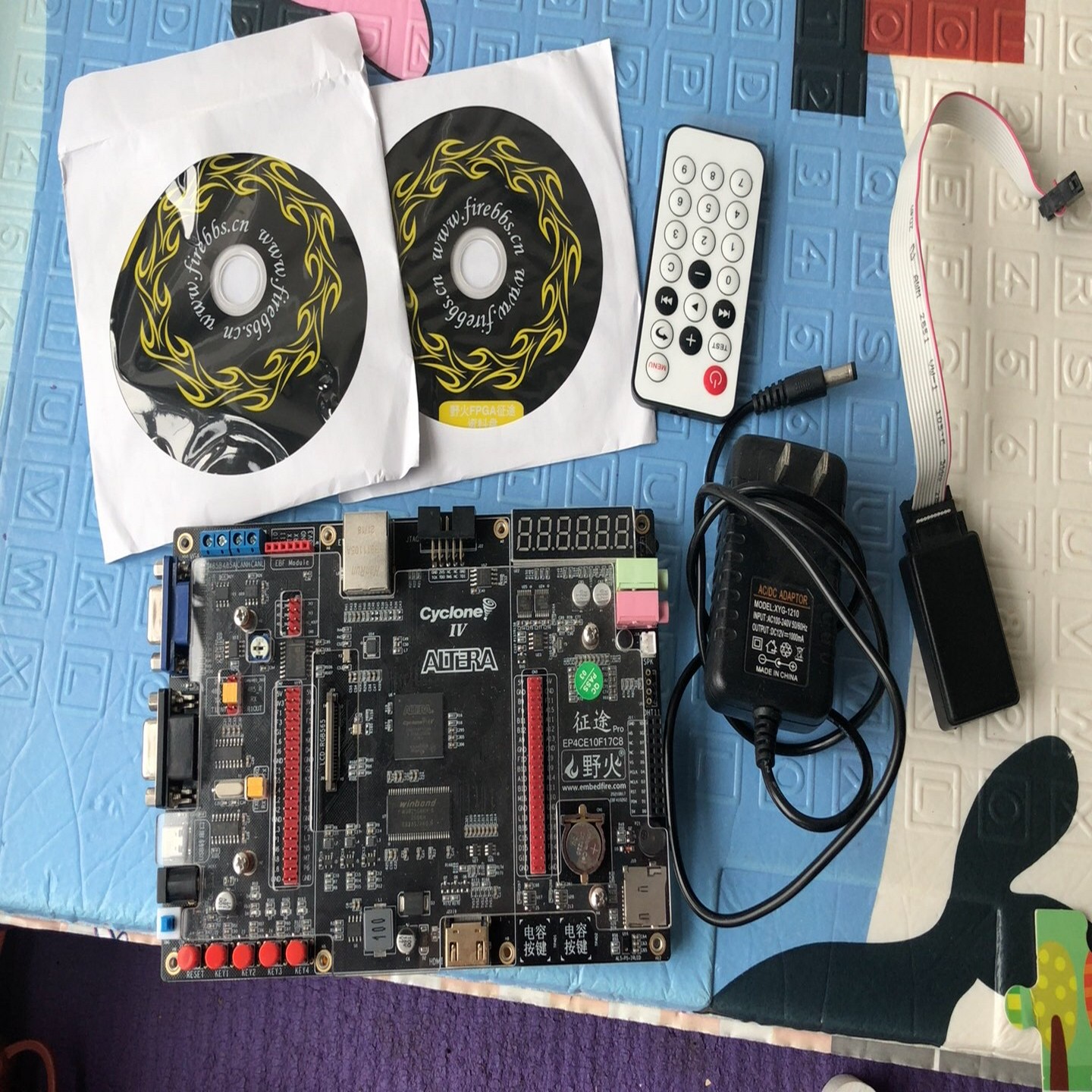 【星慕电子】野火开发板 征途 fpga cp4ce10 所见即所得 图上