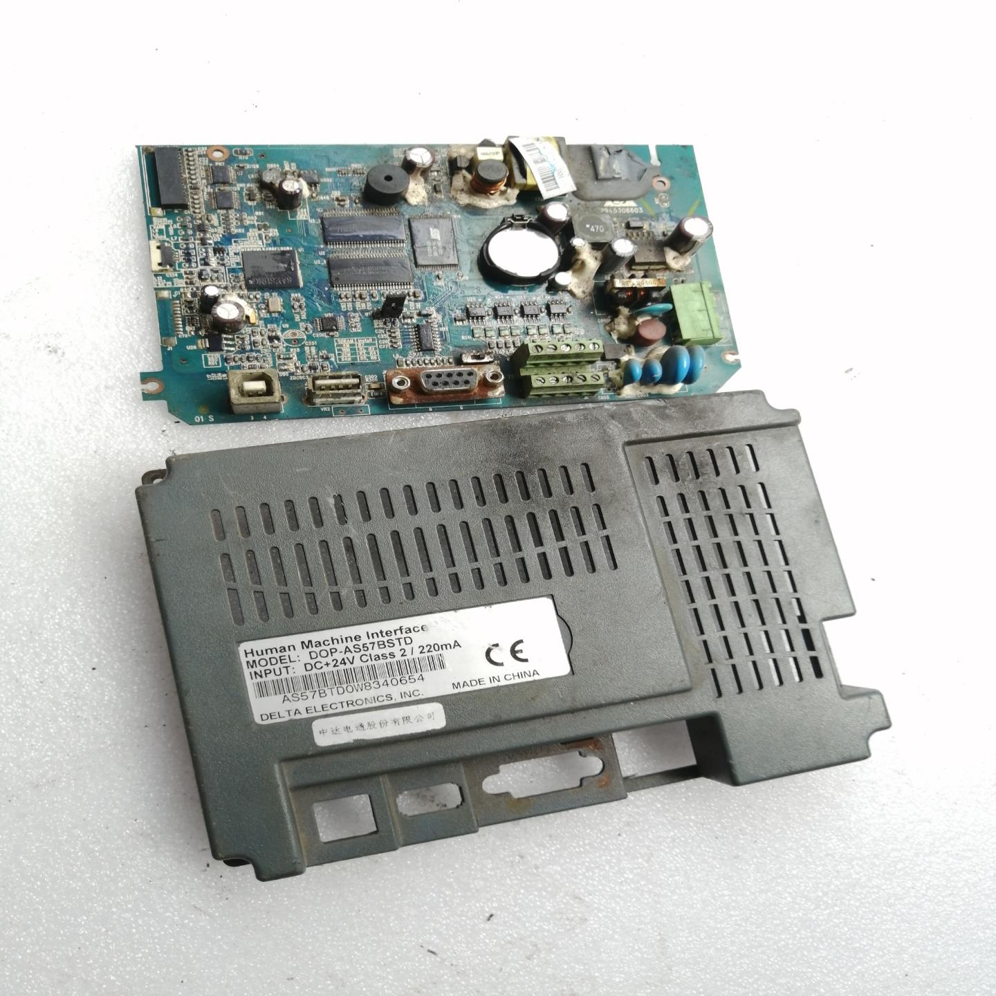台达触摸屏DOP-AS57BSTD拆机实物包好配件
