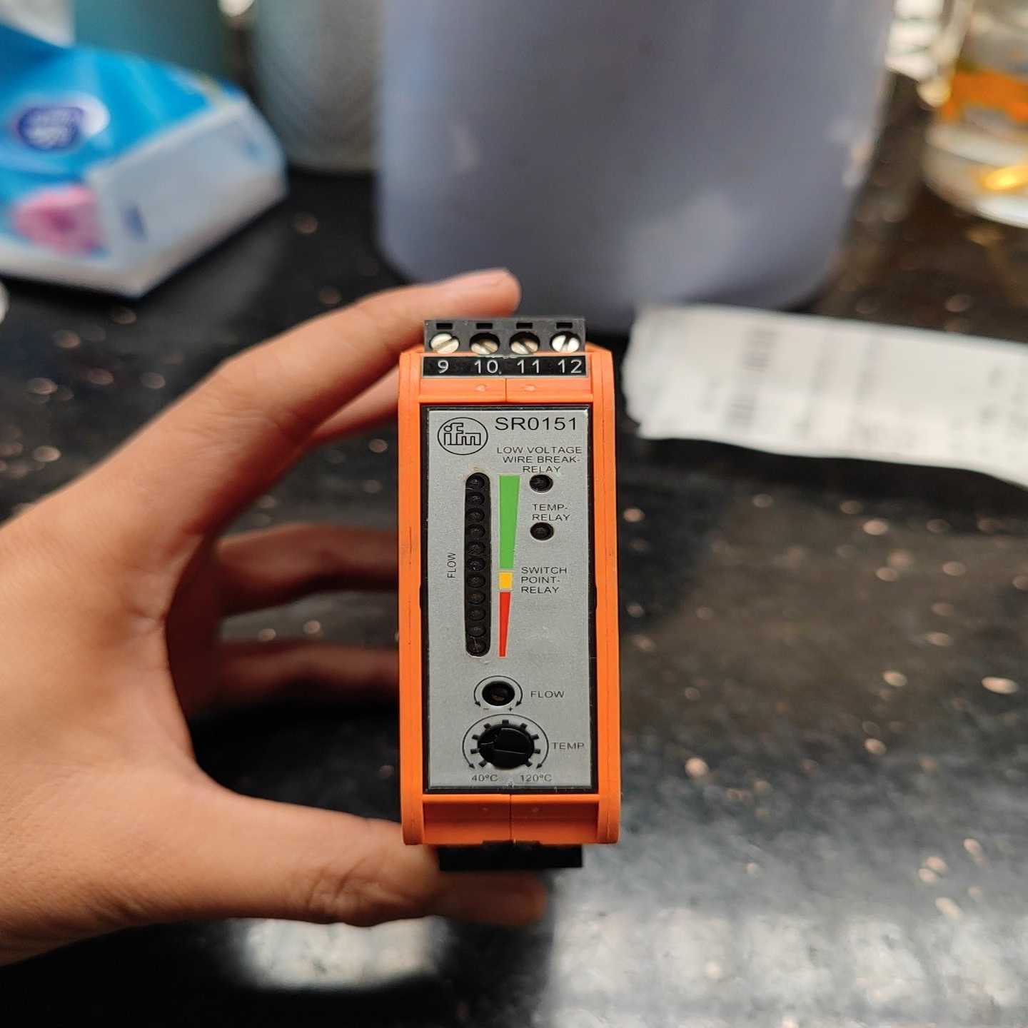 IFM易福门SR0151流量传感器控制显示器拆机件--议价商品